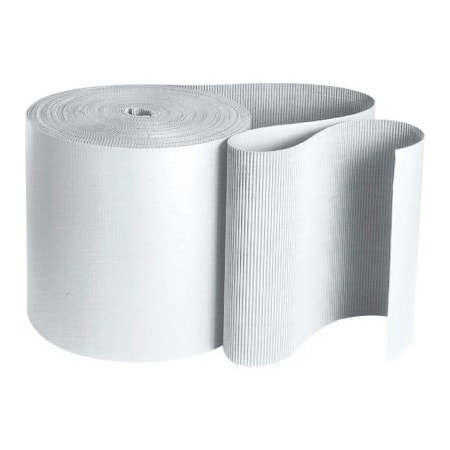 Box Packaging Singleface Corrugated Roll B Flute 48W x 250L White 1 Roll SF48W